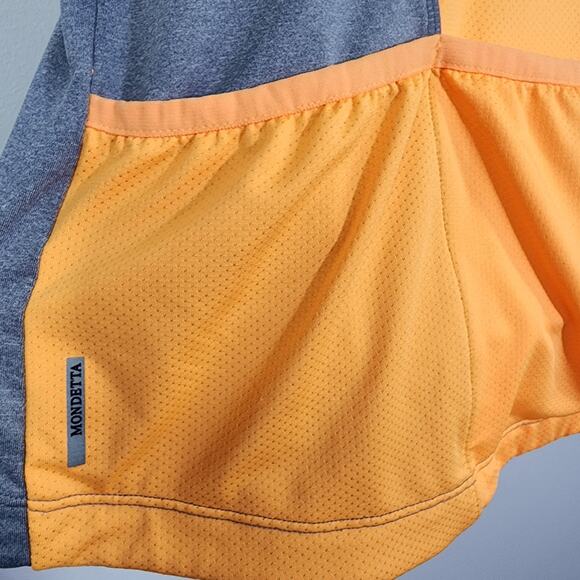 Mondetta Cycling Shirt Women Large Bike Striped Half Zip Bottle Pockets Athletic - Picture 8 of 15